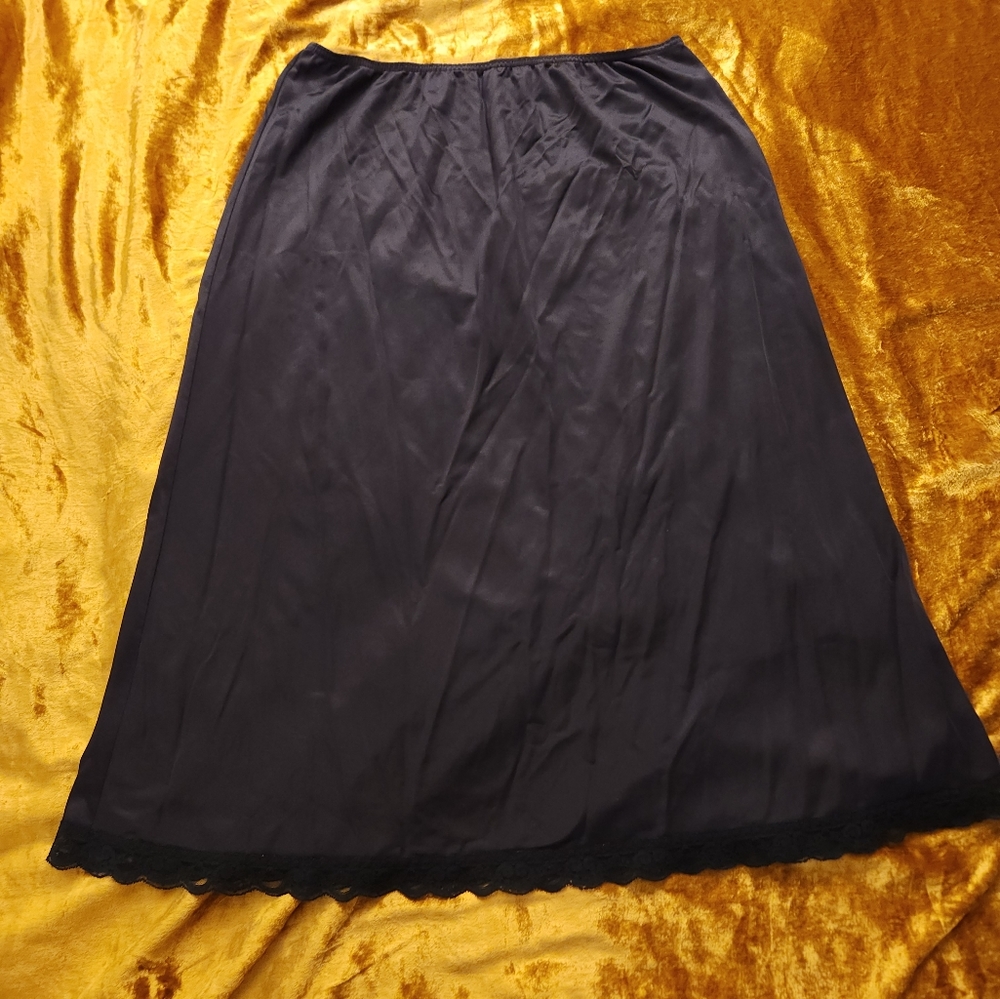 Vintage Warners Long Length Slip Skirt
